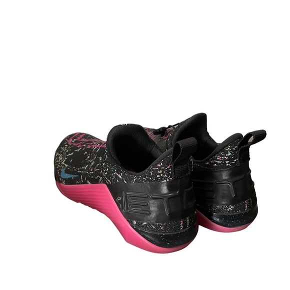 Nike React Metcon AMP Black Fire Pink Size 11.5 - Picture 4 of 7